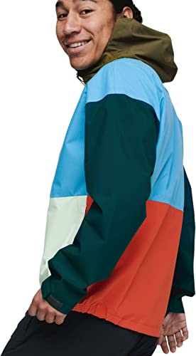 Image of Cotopaxi Cielo Rain Jacket - Men's River /Deep Ocean Large