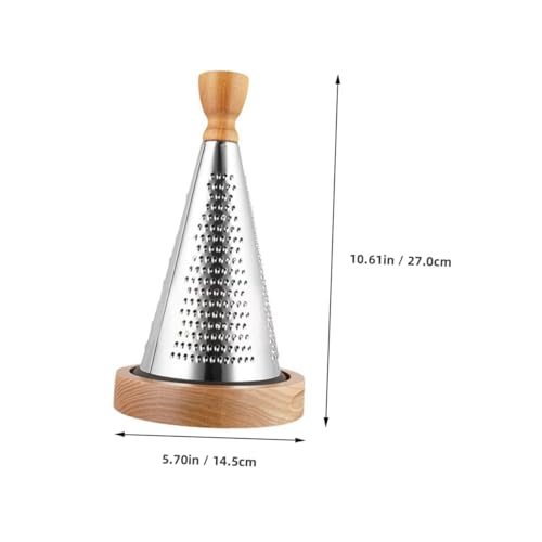 Rallador Manual para Queso con Mango de Madera Alipis miniatura 2