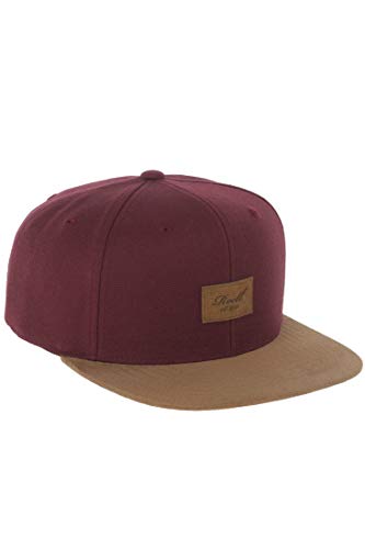 Casquette Reell Suede Cap Maroon bordeaux en daim de qualité