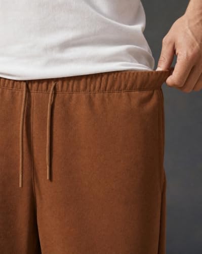 Image of Nobero Joggers for Men | Solid Trackpants for Men | Regular Fit | Elasticated Waist with Drawcord | Soft & Breathable Fabric | Casual Everyday Wear