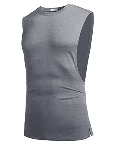 Image of COOFANDY Men Workout Tank Top 2 Pack Gym Bodybuilding Sleeveless Muscle T Shirts