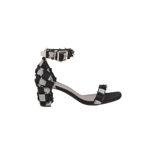 Image of Mochi Women Ankle Strap Block Heel Fashion Sandal