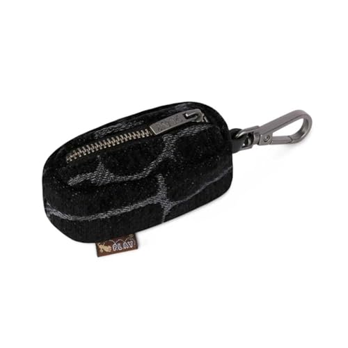 Distributeur de sacs à déjections canines haut de gamme P.L.A.Y. design Noir Kalahari