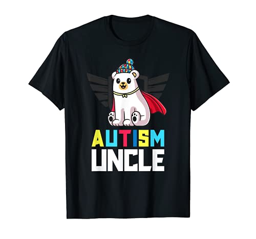 Autism uncle matching family autism awareness gifts puzzle t-shirt