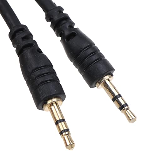 Cable Jack 3.5mm macho a macho con conectores dorados miniatura 6