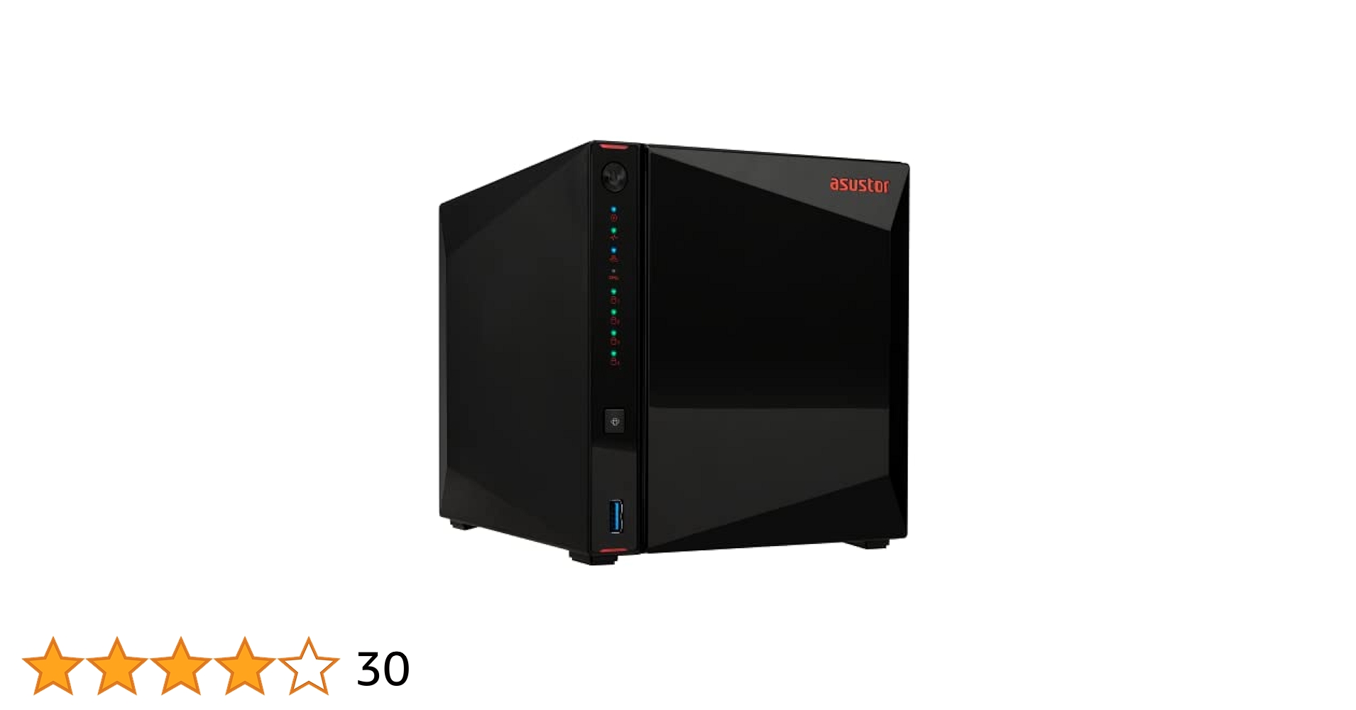Amazon | Asustor AS5304T 4ベイ NAS、1.5GHzクアッドコア、2.5