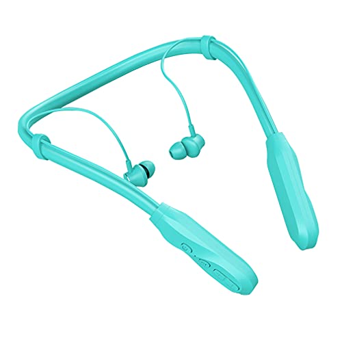 AQUYY Cuffie Wireless In-Ear Magnetiche Bluetooth, Auricolare Sportivi Senza Fili Impermeabili IPX5, 100H di Riproduzione, Auricolari Leggeria Cancellazione del Rumore per Jogging Corsa Fitness Green