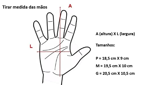 Luva Goleiro Campo Adulto Laranja Four Masters - PAR (Laranja, M)