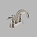 Delta Faucet Windemere 2-Handle Centerset Bathroom Faucet with Drain Assembly, Brushed Nickel 25996LF-BN