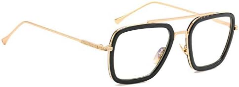 CREEK Iron Man Tony Stark Metallic Sunglasses for Men and Boys