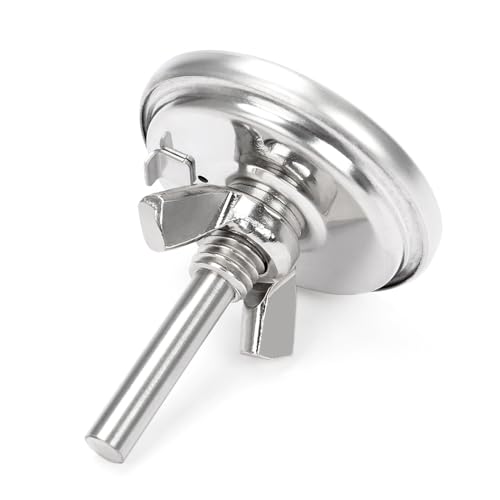 60540 67031 Grillthermometer-Ersatz für Weber Holzkohle, GS4 Spirit II & I 200/300, Q Serie, 7581- Präzise Temperaturanzeige für Weber Spirit E/S 210, 220, 310 Grill, Durchmesser 1-13/16 Zoll