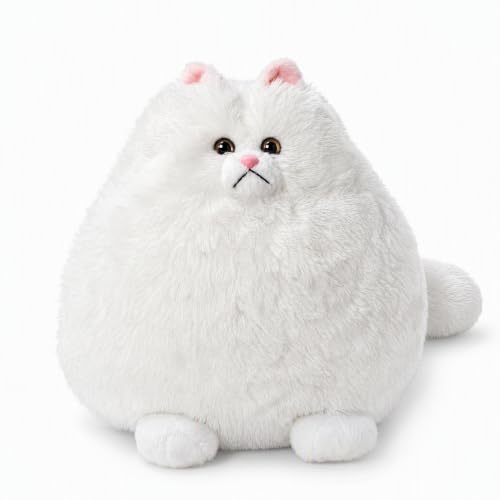Image of Winsterch Giant White Cat Stuffed Animal, 20-Inch Large Stuffed Cat Plush
