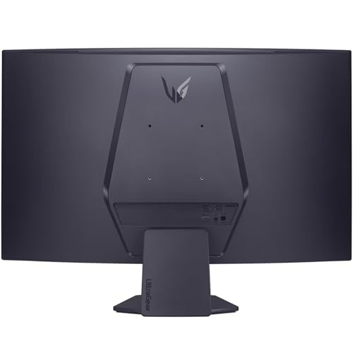 Image of LG 32GS60QC 80cm (32 Inch) Ultragear Curved (1000R) QHD (2560x1440) Gaming Monitor, 180Hz, 1ms, 3-Side Virtually Borderless, Anti-Glare, DP, HDMI X 2, HP Out, AMD FreeSync, Tilt Adjustment (Black)