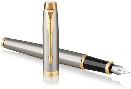 Parker W pióro | Light Blue Grey | pióro wieczne o średniej końcówce | pudełko na prezent
