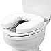 PCP Raised Toilet Seat Cushion, 2' High Padded Comfort Support, Universal Fit, Portable with Adjustable Fastening Straps