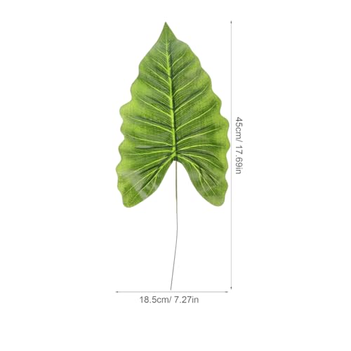 Feuilles de palmier artificielles pour table de fête hawaïenne et buffet