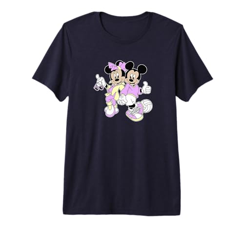 T-shirt Mickey & Minnie l'esprit de romance vintage à partager