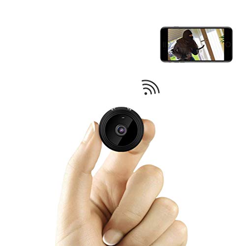 Caméra cachée, Mini caméra, Full HD 1080P sans Fil WiFi Nanny Cam, Petite caméra de Surveillance pour la sécurité à Domicile avec caméra de Surveillance de Nuit