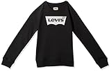 Levi's Kids Mädchen Batwing 4e6660 Crew Neck Sweatshirt, Schwarz, 10 Jahre EU