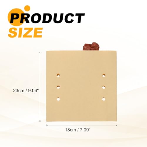 Sacs à sandwich en papier anti-miettes PATIKIL 23x18cm pour emballer proprement vos repas