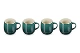 Le Creuset Stoneware Set of 4 Heritage Mugs, 13 oz. each, Artichaut
