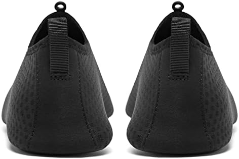 Limberun Water Shoes for Women Men Swim Shoes Beach Shoes Aqua Shoes Quick Dry Water Shoes Women's Men's Outdoor Swimming Shoes Black 8-8.5W/7-8M - 5