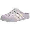 adidas-Unisex-Adult-Adilette-Clog-Slide-Sandal adidas Unisex Adilette Clog Slide Sandal, Glory Grey/Pink Tint/Glory Grey, 5 US Men