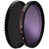 Freewell 72mm Threaded Hard Stop Variable ND Filter Standard Day 2 to 5 Stop + VND Back Cap