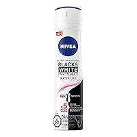 NIVEA Black & White Invisible 48H Protection Water Lily Dry Spray