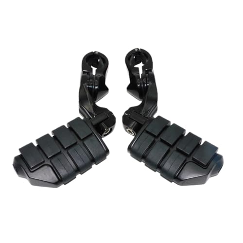 Repose-pieds moto et pédales courtes sur pinces de protection pour pare-cylindre Sportster