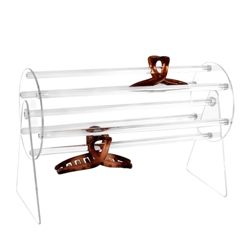 Soporte para diadema giratorio 360° en acrílico transparente MiOYOOW 2