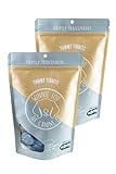 Winnie Lou Organic Healthy Dog Treats – All Natural Crunchy Dog Biscuits Made in USA with Organic Pumpkin, Ginger, Activated Charcoal for Improved Digestion – Tummy Tidbits (Pack of 2)