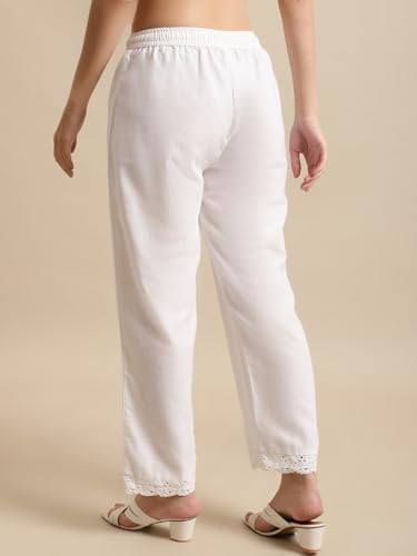 Image of Pistaa's Women's Regular Fit High Rise Palazzo