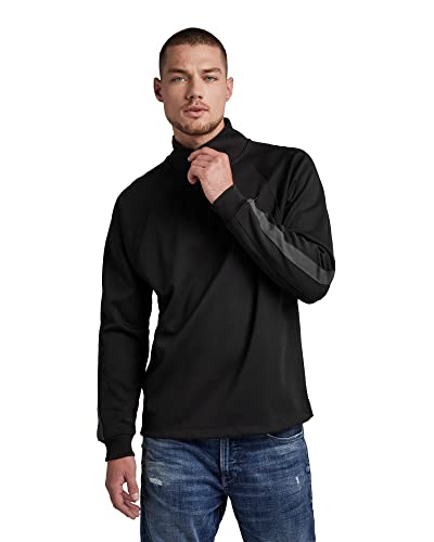 G-Star Raw Astro Wrap Half Zip Sweatshirt, Suéter Para Hombre, Negro Dk Black D20401-C541-6484 , S G-Star Raw Astro Wrap Half Zip Sweatshirt, Suéter Para Hombre, Negro Dk Black D20401-C541-6484 , S