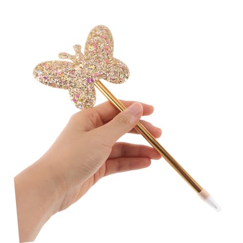 6 bolígrafos con tinta gel punto fino mariposa brillante miniatura 4