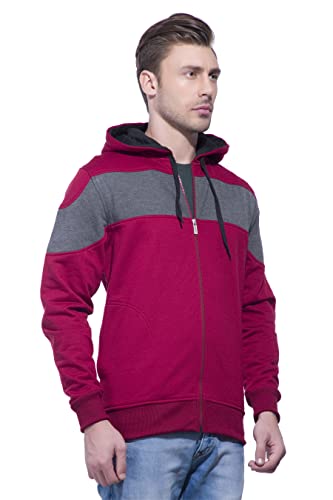 Image of Alan Jones Clothing Men's Cotton Hooded Neck Sweatshirt