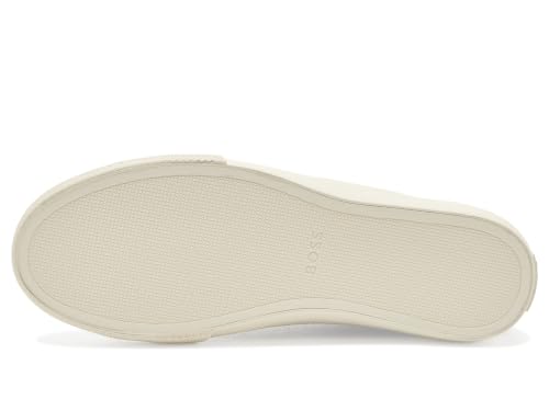 Image of BOSS Men's Aiden Logo Block Leather Low Top Sneakers