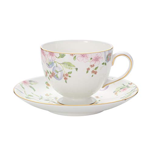 ウェッジウッドWEDGWOOD スイートプラム ティーコーヒー兼用カップソーサー リー