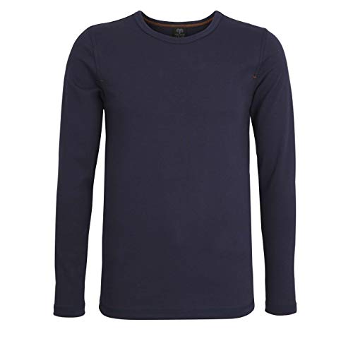 Preisvergleich Produktbild Ceceba Herren Longsleeve, Langarm, Baumwolle, Polyamid, Thermo Function, Navy, Melange XL