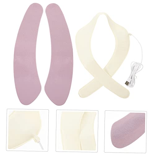 CUBTOL 5Pcs Beheizter Toilettensitz Wärmender Toilettensitz Toilettensitzbezüge Für Badezimmer Toilettensitzwärmer Toilettenwärmer Flanellheizung Weißes Heizkissen Toilettensitz – Bild 4