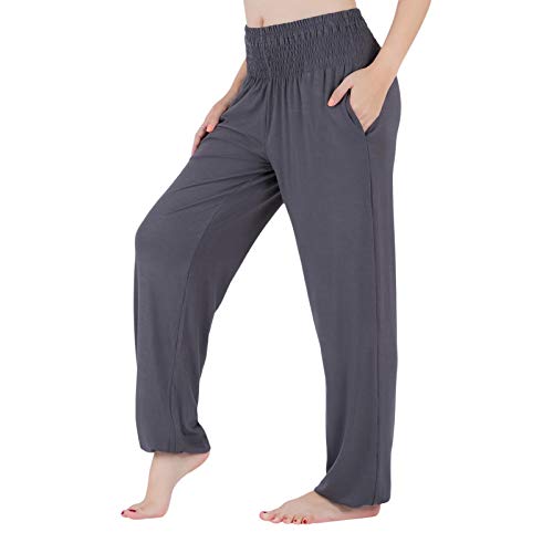 LOFBAZ Yoga Pants for Women High Waist Sweatpants Workout Joggers Maternity Clothing Pajamas Leggings Womens Clothes Gray XL