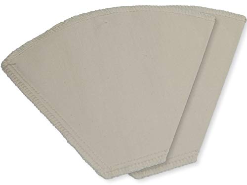2 Pcs Filtres à Café En Tissu Coton...