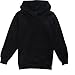 Boys Sweatshirts Long Sleeve Cute Fashion Boys Hoodie Size 8 Solid Oversized Hooded Neck Girls Sweatshirt Size 6 Preppy Fall Pullover Tops For Teens With Pockets Black 100