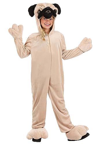 Disfraz completo de niño Pug marrón claro talla L miniatura 2