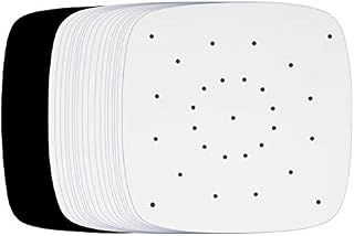 Air Fryer Parchment Paper 100 Liner Sheets 7.5 x 7.5 Compatible with Best