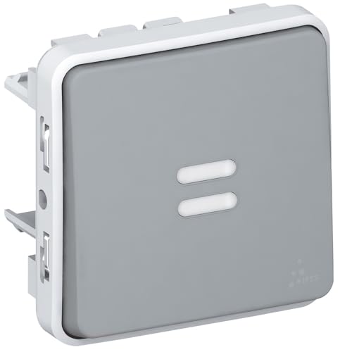 Interrupteur ou va et vient Legrand Plexo 069515 étanche IP55 gris