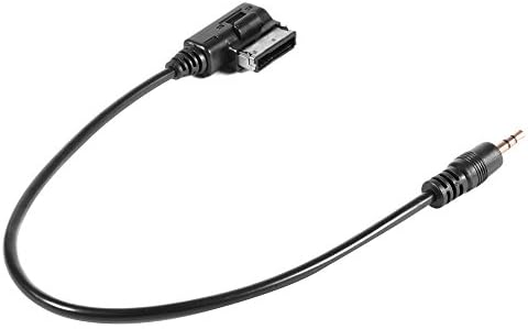 AMI MDI MMI 3.5mm AUX Audio Cable Music Compatible with Audi A3 A4 S4 A5 S5 A6 A8 Q5 Q7 R8 TT | VW Volkswagen Jetta Golf Mk5 MK6 GTI