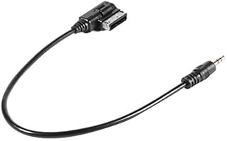AMI MDI MMI 3.5mm AUX Audio Cable Music Compatible with Audi A3 A4 S4 A5 S5 A6 A8 Q5 Q7 R8 TT | VW Volkswagen Jetta Golf Mk5 MK6 GTI