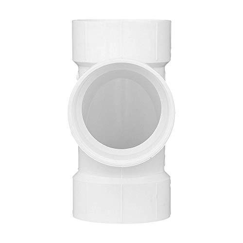 Schedule 40 DWV Sanitary Tee, PVC, 3-In. PVC 00400 1200HA