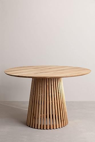 Round Dining Table Modern Home Decor Furniture 120cm Diameter 80cm Height Customizable Design-image-29